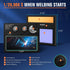 2 4/9-13 Dimming 4.33x3.54in TRQWH Welding Lens - Solar Auto Darkening Welding Helmet Lens True Color Technology
