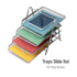 Mind Reader 4-Tier Paper Tray, Desktop Organizer, File Storage, Metal Mesh, 12"L x 13.75"W x 12.5"H, Silver
