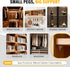 EKAREY 60 5mm Closet (60 5mm) Pcs Cabinet Shelf Pegs for Shelves, Shelf Pins Holders, Clear Shelf Support Pegs