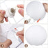E14 Bulb, Totority Modern Paper Table Lamp, Japanese Lantern Style Bedside Night Light for Bedroom & Living Room