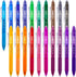ParKoo 20 Colors Retractable Erasable Gel Pens, Fine Point 0.7 mm, Comfort Grip for Drawing, Writing, Planners