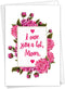 NobleWorks Funny Mother's Day Card with Envelope, Loving Humor Greeting Card for Mom - Mom Debt C3131MDG