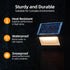 Glow2 Luminara Solar Step Lights - Weatherproof Outdoor Stair Lighting, Solar-Powered Deck Lights for Patio, Garden