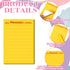 Yinder 24 Pcs Inspirational Sticky Notes, 4 x 6 Inch, Motivational Notepads, Appreciation Gifts