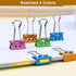 Coideal Smiling Binder Paper Clips, 40 Pcs Mini Colored Metal Fun Clip Clamps for Office (0.75 inch)