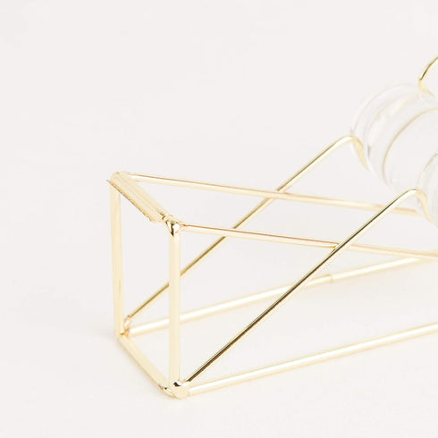 U Brands Metal Tape Dispenser, Vena Collection, 1" Core, Gold Desktop Accessory