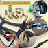 50pcs 2, 4, 6, 8, 10, 12AWG Wire Connectors, Quick Wiring Connection Terminal, Circuit Connector Wire Connector
