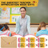 96 Sets 6 Spakon Teacher Appreciation Gifts Teacher Thank You Cards Bulk with Envelope and Sticker Pencil Shape Cards