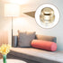 FdcZeyxior 1/4-27 2 1/2 Inch Lamp Finials Caps, Pcs Lamp Finial Tapped Metal Decorative Knob Caps, Tall Gold Finish