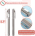 Mr. Pen Retractable Mechanical Eraser Pen, Pack of 6, Pencil Eraser in Pastel Colors for Artists and Students