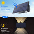 4 Pack) Solar Wall Lights Up and Down Solar Deck Lights Outdoor Waterproof Dusk to Dawn Wall Lights for Deck Outdoor