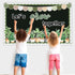 Greenery Classroom Bulletin Board Decorations - Potted Plant Set, Motivational Let’s Grow Green Leaves Cutouts for Wall