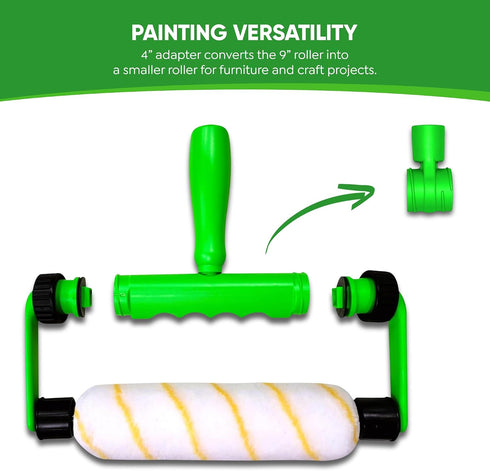 1/2 Better Grip Ultimate Paint Roller & Painting Kit - Ergonomic Grip to Minimize Hand Stress & Fatigue - Get Projects