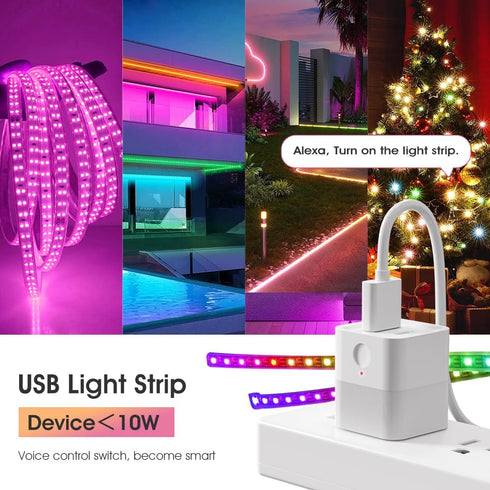 MHCOZY 5-12V Tuya app Micro WIFI USB adaptor, Smart DC outlet Switch,Remote Timer your USB device by Phone