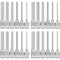 24 Pieces Dispensing Needle, 1 Inch Stainless Steel Blunt Tip Luer Connector Blunt Needles (8, 10, 12, 14, 16, 18 Gauge)