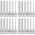 24 Pieces Dispensing Needle, 1 Inch Stainless Steel Blunt Tip Luer Connector Blunt Needles (8, 10, 12, 14, 16, 18 Gauge)