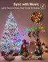 100 33Ft echosari Christmas String Lights, LED Smart String Lights Millions Color Changing with App, Music Sync