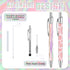 60 Yexiya Pcs Sublimation Pen Blank Kit Heat Transfer Ballpoint Pen with Shrink Wrap Pouch Bag Holographic Thank You