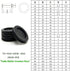2 Inch Rubber Grommets for Wiring, 1-5/8 in ID, Double-Sided Plugs for Round Holes, 4 Pcs Automotive Wire Cable Grommets