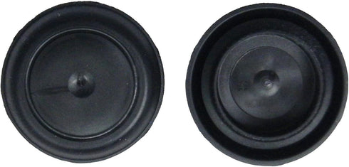 1 1/2" Black Rubber Plugs for Flush Mount Body and Sheet Metal Holes, Qty 10
