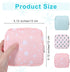 Gjinxi 3 PCS Period Bag with Zipper Discreet Tampons Holder Pouch Menstrual Pad Cup Pouches Cotton Panty Liners