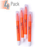 Mr. Pen No Bleed Gel Highlighter, Golden Orange, Pack of 4 Bible Highlighters