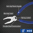 2 Pcs Glass Breaking Pliers Set - Glass Pliers with Rubber Tips for Stained Glass Cutting and Mosaics