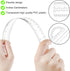 Protractor and Ruler Set, 2 Packs, 12 Inch Clear Ruler for School, Angle Finder, Office Supplies