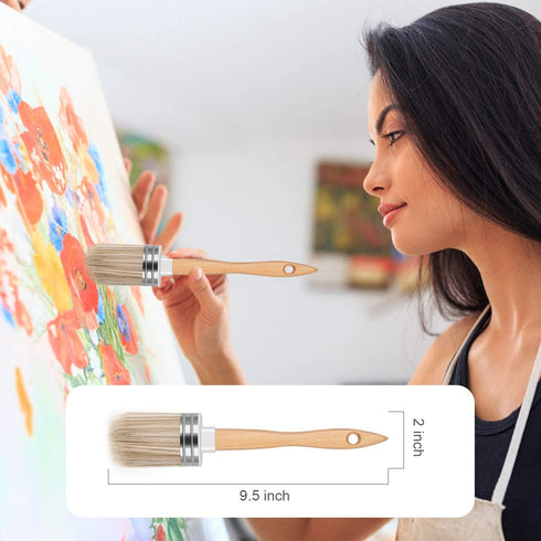 POOVI Tool Trio, Paint Brush, Roller, Sponge, All The Tools You Need to Apply Finish All in One Paint Yellow