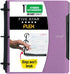 Five Star Flex Refillable Notebook, College Ruled Paper, 1-1/2 Inch TechLock Rings, 300 Sheet Capacity, Purple