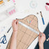 Macarrie 30 Pieces 12 Inch Metal Ruler, Stainless Steel Rulers with Imperial Metric Measurements for School Office Home