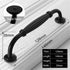 Yingluno 10Pcs Handles(96mm) Black Aluminum Alloy Bedside Table Handle Minimalist Cabinet Pulls Furniture Hardware