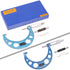 Outside Micrometer 3-4" Measuring Range, Professional Premium Precision Tool 0.0001" Graduation