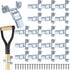 Zonon 30 Pcs Heavy Duty Spring Clips Clamp Tool Hanger Spring Clamps Garage