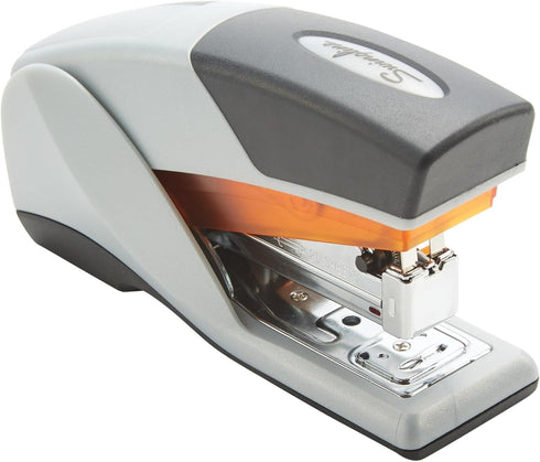 Swingline Stapler, Desktop Stapler, Compact Size, 25 Sheet Capacity, Optima 25 Reduced Effort, Orange/Gray (66412) by Swingline