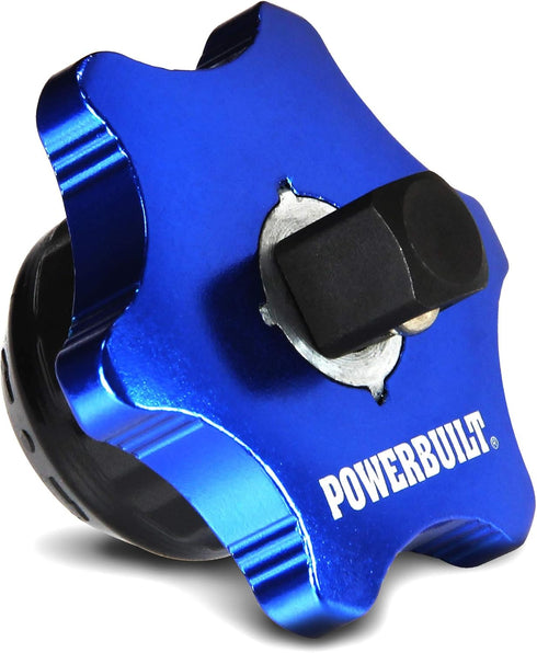 Powerbuilt 3/8 Inch Drive Palm Ratchet Handle, Finger Ratchet, Stubby Thumb Ratchet 2-in-1