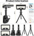 OrbitShell 2 Pack 3 IP65 Clip On Solar Lights Outdoor with Octopus Tripod, Color Temps & Remote Control, Motion Sensor