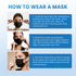 100 3 Borje Disposable Face Mask, PCS Black Masks, Ply Protection Face Masks