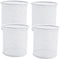 Pen Holder Mesh Pencil Holder, Metal Cup Organizer for Desk Office, White, 4 Pack
