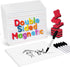 Gamenote 6 Pack Magnetic Small White Board Set, Double-Sided 9x12 Lined Whiteboard for Kids, Student Learning (6)