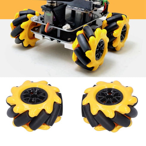 8mm 48mm(2 Directional Wheels,Mecanum Wheel Smart, Parts Accessories OmniDirectional Directional mecanum Wheels Robot