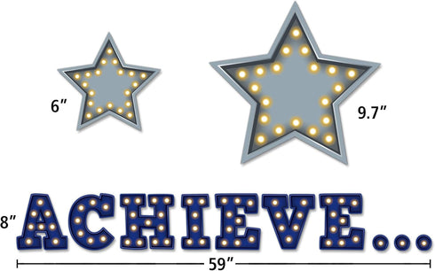 Teacher Created Resources Marquee Motivation Bulletin Board (TCR5867), Large for Classroom