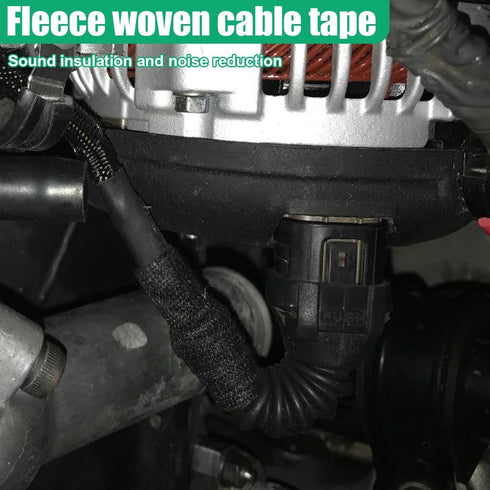 YoRise 1 Inch 33 (1PC) Car Wire Harness Cloth Tape, Ft Anti-Creak Noise Damping Tapes, Adhesive Fabric Cable Wrap Tape