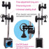 Dial Indicator with Magnetic Base Holder, Precision Inspection Set, 0-1.0" Tester Gage, 0.001" Precision Dial Test
