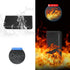 Portable Zippered Key Organizer, Waterproof Fireproof Key Case with 12 Hooks for Rental Management, Portable