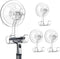 Teletrogy Suction Cup Razor Holder 4 Pack, Reusable Powerful Shower Suction Hooks for