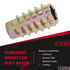 E-Z LOK 801420-20 E-Z Lok Threaded Insert, Zinc, Hex-Flush, 1/4"-20 Internal Threads, Pack of 50