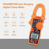 Digital Clamp Meter Auto-Ranging Multimeter for Electricians: Measure AC Current 600 A, AC/DC Voltage, Resistance, NCV,