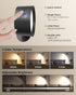 Bedroom,3 Control,360Rotation Dimmable (2 Pack) LED Wall Mounted Lights,Rechargeable Wall Sconces Lamp for Color Temps