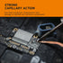 TOWOT Solder Wick Braid with Flux No-Clean, Desoldering Wick Remover, 2.5mm W, 0.10'' L, 5'